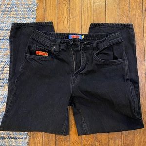 Empyre Loose Fit Skater Jeans Black Wash 32x30